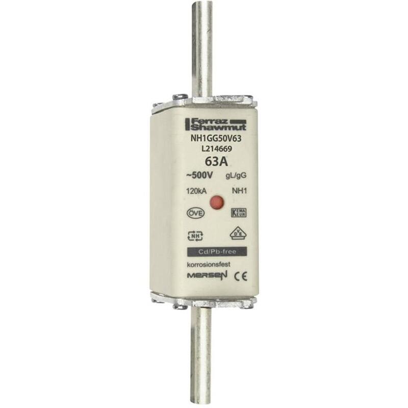 Mersen 1b155.000000 Nh1 63a Gg 500v Fusible Nh Sf Bajo Tensión