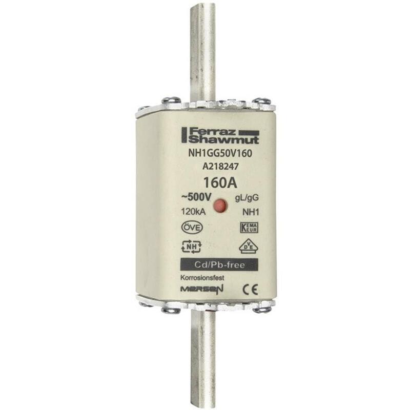 Mersen 1b169.000000 Nh1 160a Gg 500v Fusible Nh Sf Bajo Tensión