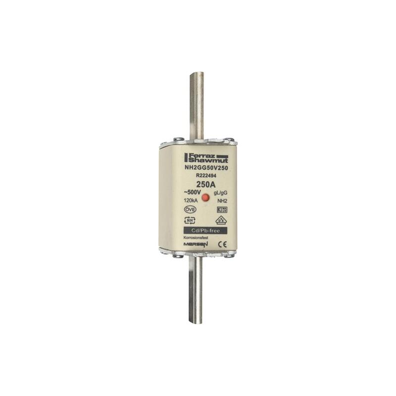 Mersen 1b275.000000 Nh2 250a Gg 500v Fusible Nh Sf Bajo Tensión