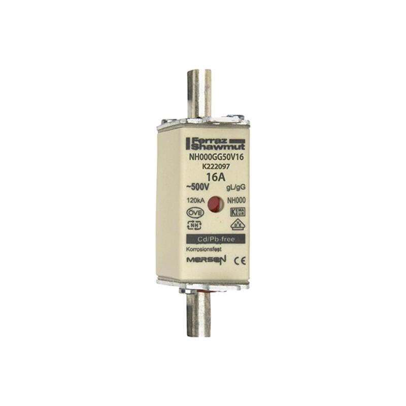 Mersen 1b635.000000 Nh000 16a Gg 500v Fusible Nh Sf Bajo Tensión