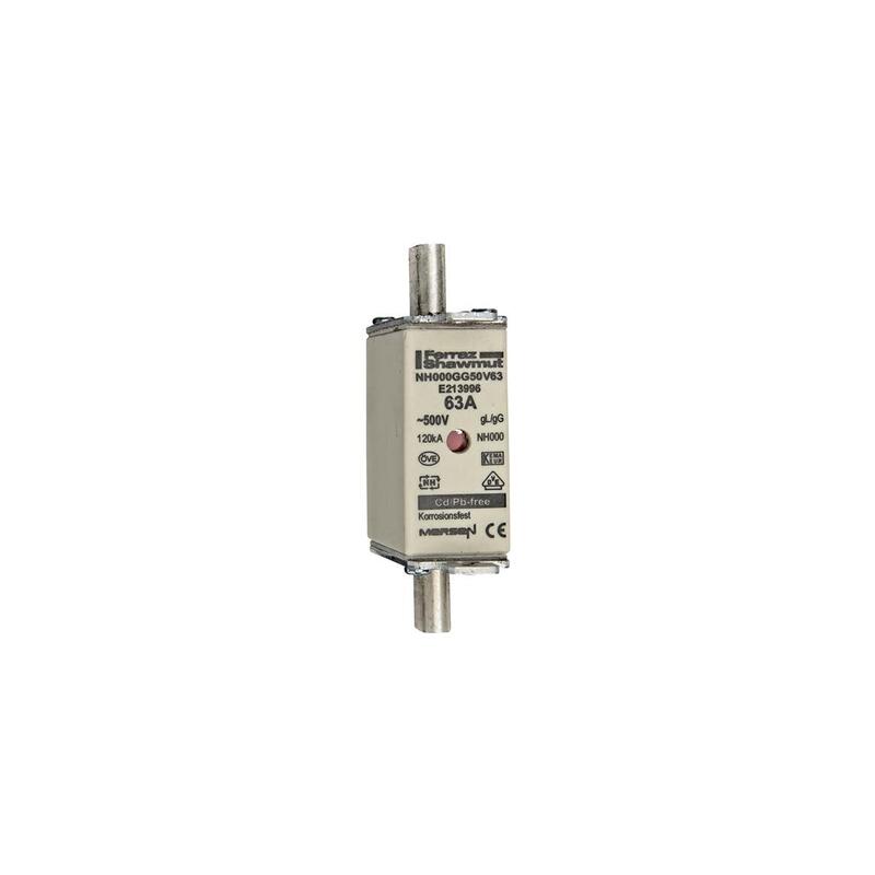 Mersen 1b655.000000 Nh000 63a Gg 500v Fusible Nh Sf Bajo Tensión