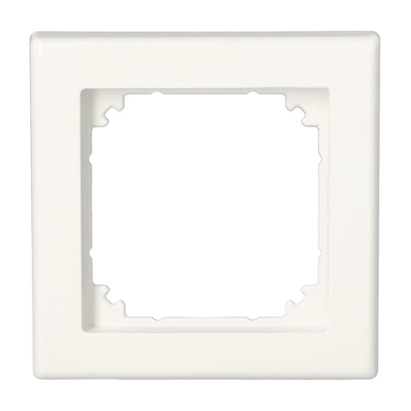 Merten 1-Fach Steckdosenrahmen Weiss 8.1 X 8.1 Cm
