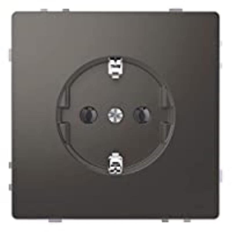Merten Meg2301-6034 Schuko-Steckdose Steckkl. Anthrazit System Design