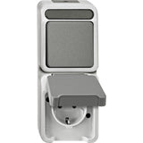 Merten Meg3495-8029 Kombination Schuko-Conmutador