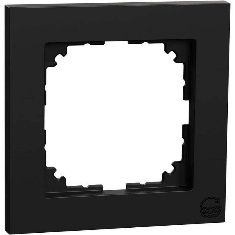 Merten Meg4010-3603 M-Pure-Rahmen, 1fach, Schwarz Matt, M-Pure