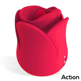 Meryl Estimulador Vibrador De Rosa Con Lengua 2 Motores