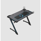 Mesa Gaming Onex Gd1200z Rgb Con Portavasos, Gancho Para Auriculares Y Soporte Para Mando, 114 Cm (Ancho)