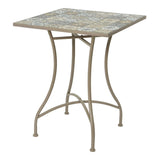 Mesa Mosaico 58x58x72cm Modelo Bistro Para Exterior