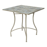 Mesa Mosaico 78x78x77cm Modelo Bistro Para Exterior
