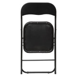 Mesa Plegable Negra 60x60x75cm