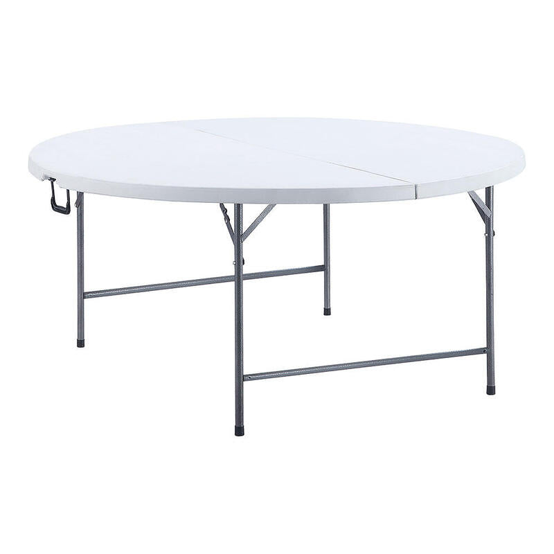Mesa Redonda Plegable, 180 X 74 Cm