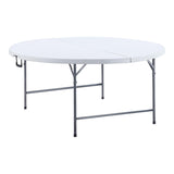 Mesa Redonda Plegable, 180 X 74 Cm