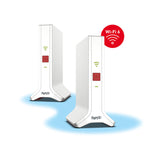 Mesh Set 4200 Doble Banda (2,4 Ghz 5 Ghz) Wi-Fi 6e (802.11ax) Rojo, Blanco 2x2/4x4