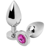 Metal Hard - Anal Plug Diamond Rosa Small 5.71cm