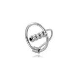 Metal Hard - Anillo Glande Con Plug Uretral 30mm