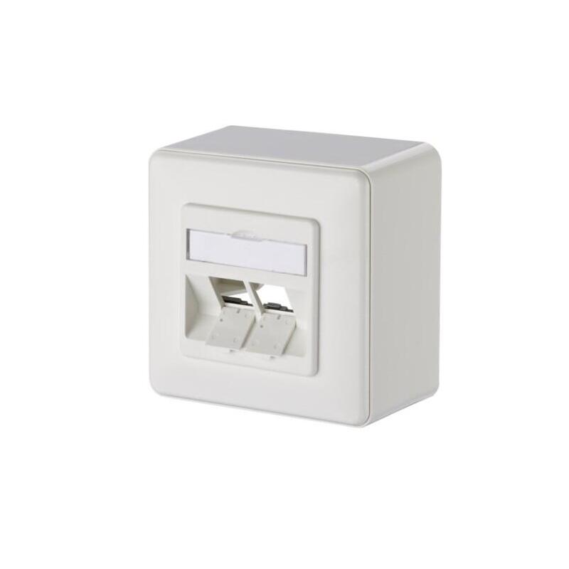 Metz Connect Keystone Roseta Ap 2 Port Unbepiezast Reinweiss