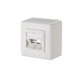 Metz Connect Keystone Roseta Ap 2 Port Unbepiezast Reinweiss