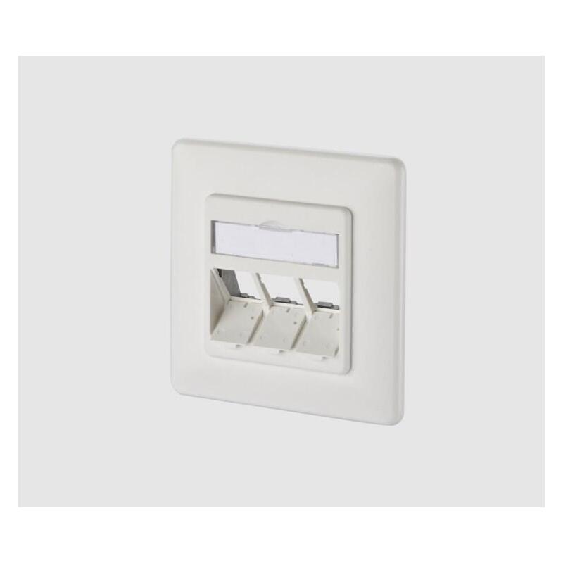 Metz Connect Keystone Roseta Up 3 Port Unbepiezast Reinweiss