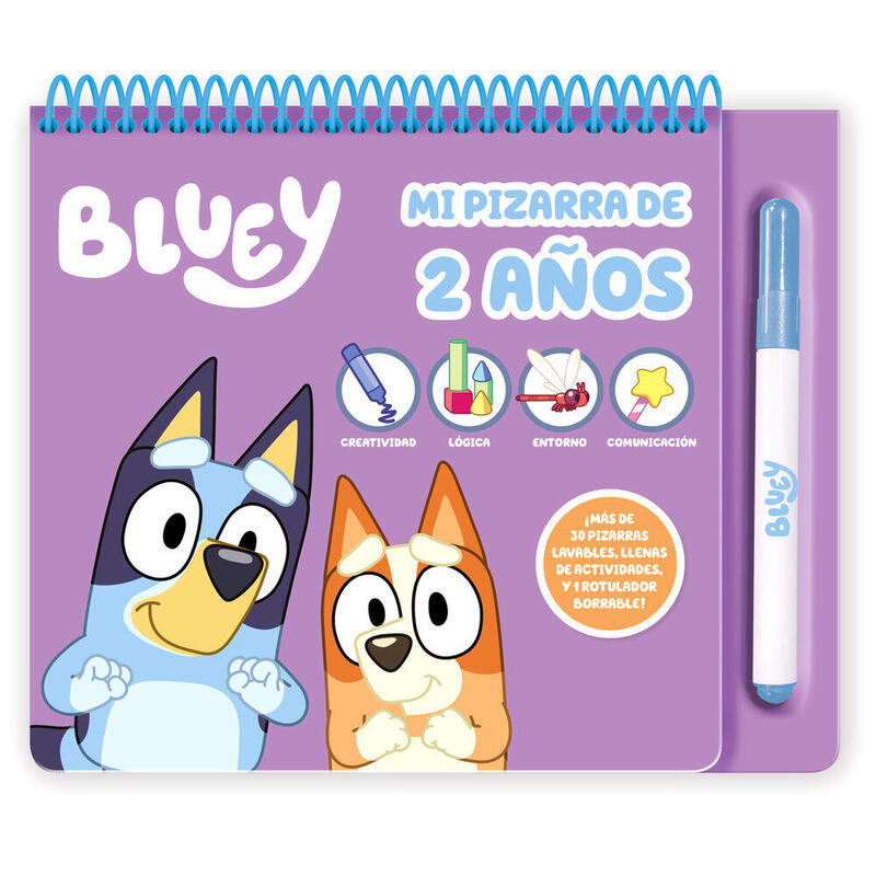 Mi Pizarra Actividades 2 Años Bluey Español