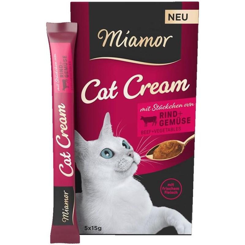 Miamor Crema De Carne Para Gatos 5x15g