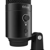 Micrófono Fifine K683a Usb Para Grabación Y Transmisión En Pc Y Movil