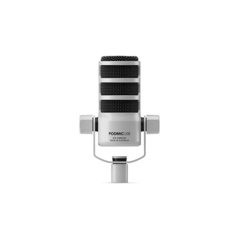 Microfono Fotaccmicro Podmic Rojo Usb Negro