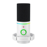 Micrófono Maono Pd200x Rgb Blanco  Usb Para Grabación Y Transmisión En Pc