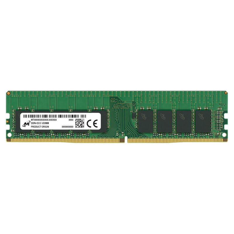 Micron 32 Gb Ecc Udimm Ddr4-3200 Mta18asf4g72az-3g2