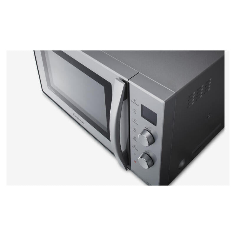 Microondas Con Grill 1000w Doap 27 L Plato Giratorio Plata