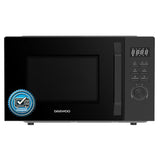 Microondas Daewoo Md-Fc206sb  En Solitario, 20 L, 700 W De Potencia, 8 Programas Automáticos, 5 Niveles De Potencia, Temporizador, Color Negro