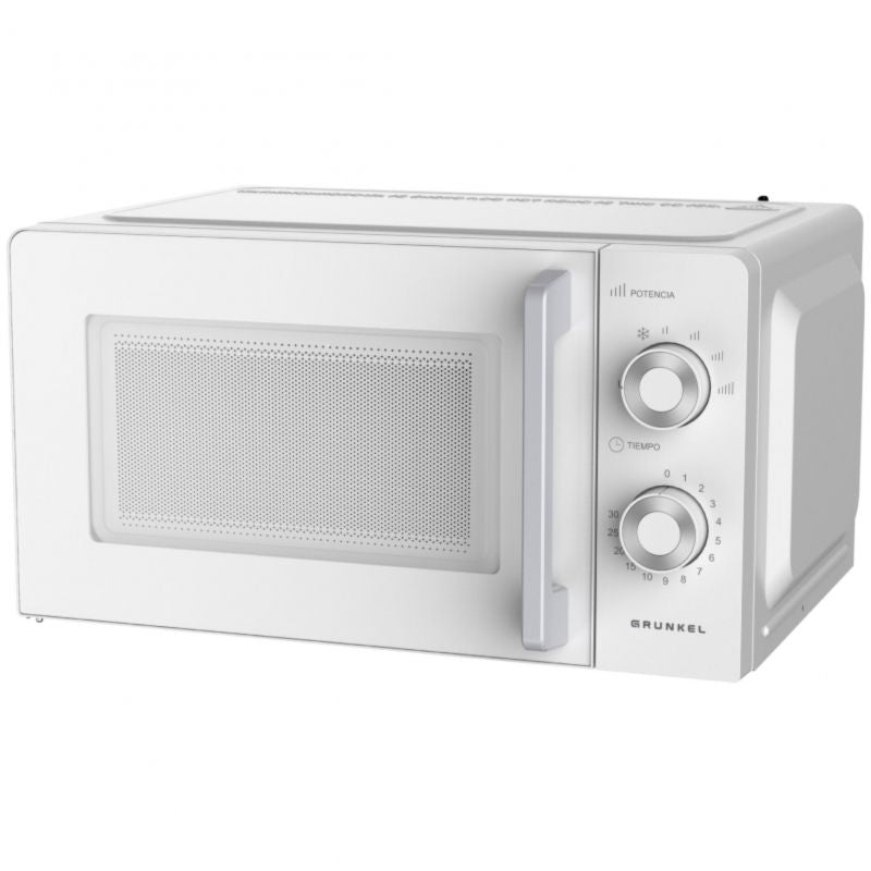 Microondas Grunkel Mw-20mg 700w Capacidad 20l Blanco