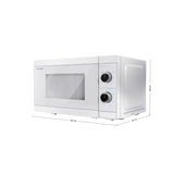 Microondas Sharp Yc-Mg01e-C Con Grill Encimera 20 L 800 W Blanco