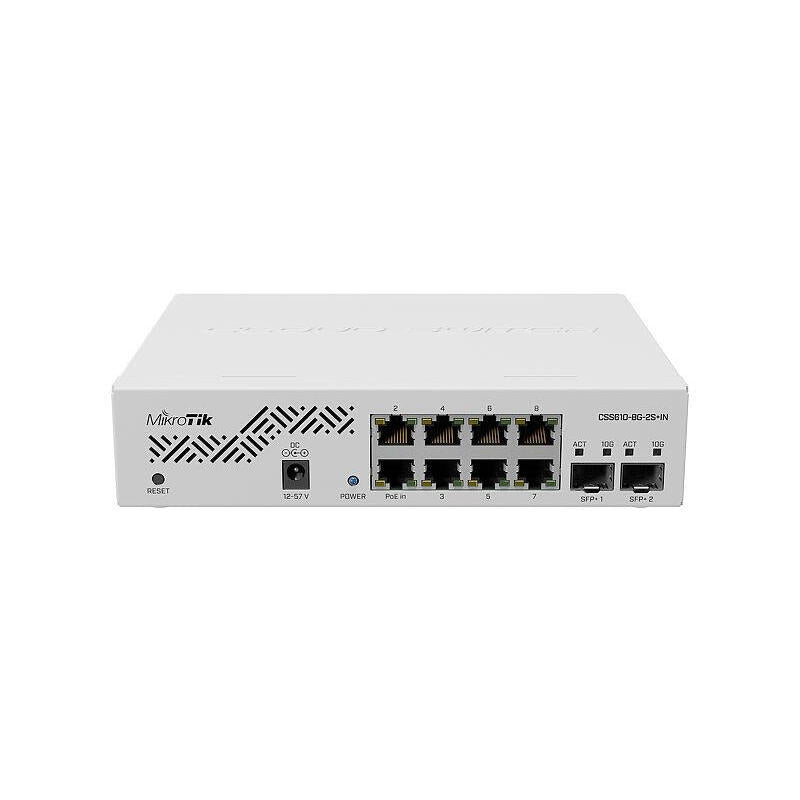Mikrotik Css610-8g-2s+In 8x1gbe 2sfp+