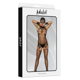 Mila Bodystocking Con Capucha Y Pechos Abiertos Talla (Interno):S/M