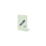 Milan 430 Libreta Encolada Formato A6 Hojas Blancas - 48 Hojas De 95 Gr/M2 - Microperforado - Tapa Blanda - Verde