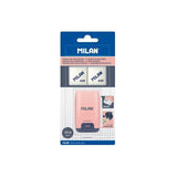 Milan Afilaborra Compact Serie 1918 + 2 Gomas De Recambio Blíster Rosa