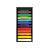 Milan Art Pack De 12 Pasteles Blandos - Colores Intensos Y Brillantes - Resistentes A La Luz - Mezclables - Colores