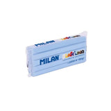 Milan Barra De Plastilina De 150gr - Base De Almidon De Maiz - Sin Gluten - Mezclables - Azul Claro