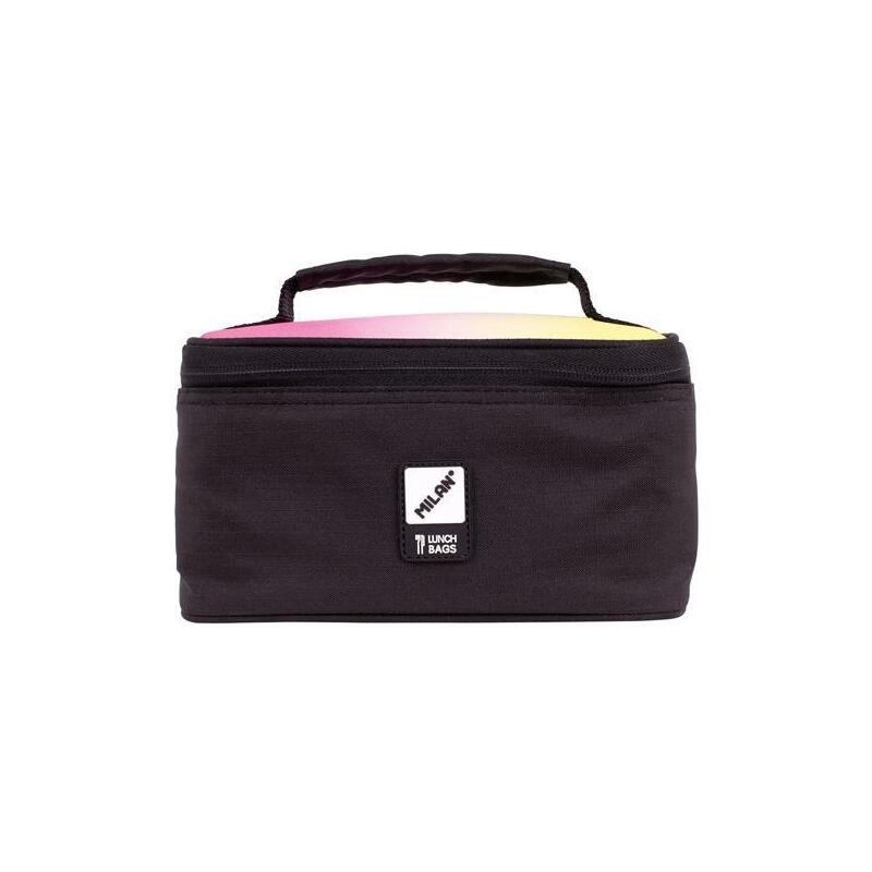 Milan Bolsa Isotérmica Porta Alimentos 1,5l C/Recipiente Serie Sunset Negro