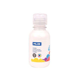 Milan Botella De Tempera 125ml - Tapon Dosificador - Secado Rapido - Mezclable - Blanco