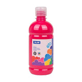 Milan Botella De Tempera 500ml - Tapon Dosificador - Secado Rapido - Mezclable - Color Magenta