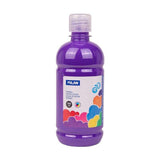 Milan Botella De Tempera 500ml - Tapon Dosificador - Secado Rapido - Mezclable - Color Violeta