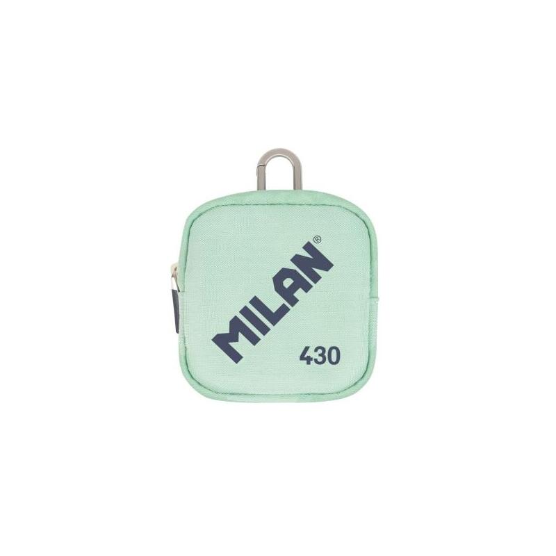 Milan Coleccion 430 Monedero Pequeã±O - Tamaã±O Monedero 10,3x10x2,5cm - Cierre De Cremallera - Mosqueton De Aluminio -