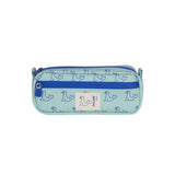 Milan Coleccion 460 Portatodo Rectangular - 2 Compartimentos Con Cremallera - Verde/Azul