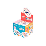 Milan Goma Ovalada 1416 Serie Special Story Time Caja Expositora De 16 Blanco