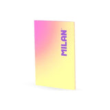 Milan Libreta Encolada A4 48h Papel 95gr Cuadricula 5x5 Colección Sunset Amarillo