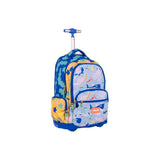 Milan Mochila Con Ruedas 6 Cremalleras 25l  Serie Especial Blue Odyssey