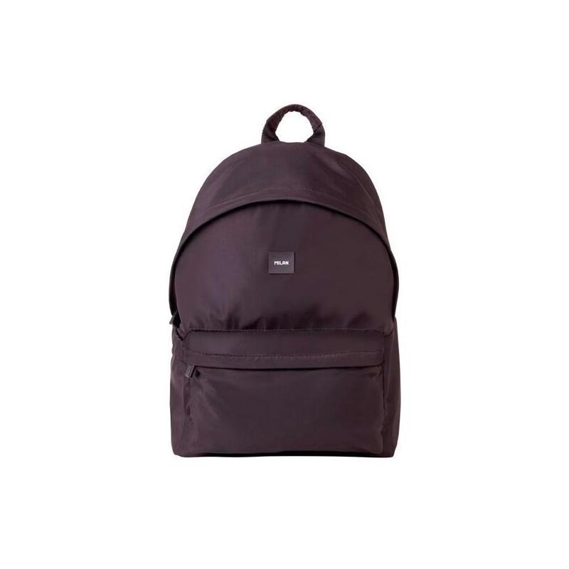 Milan Mochila Escolar Clásica 2 Cremalleras 22l Serie Shadow Negro