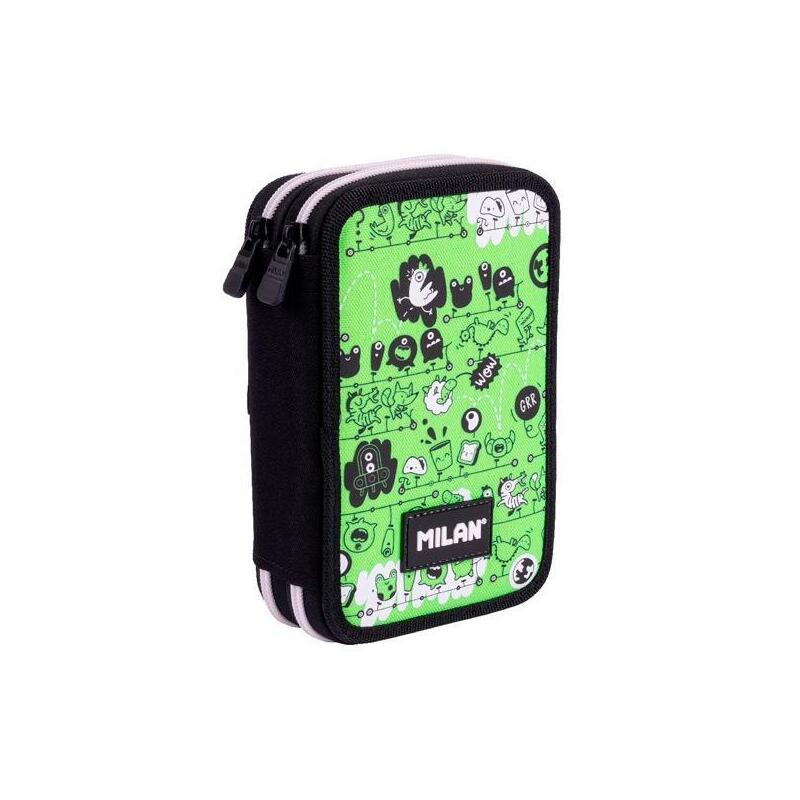 Milan Plumier 2 Pisos Con Contenido Serie Especial Tandem 2