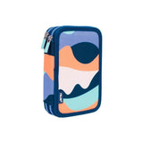 Milan Plumier 2 Pisos Con Contenido Serie The Fun Azul